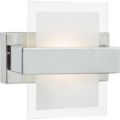 Prue 1 Light Polished Chrome Bathroom Wall Light